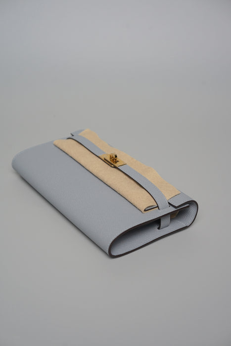 Hermes Kelly To Go in Gris Pantin Epsom Ghw (Brand New)