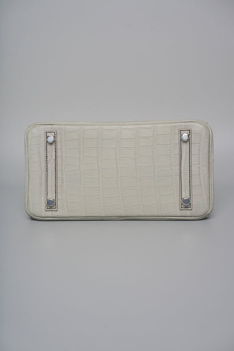 Hermes Birkin 25 HSS in Gris Perle Matte Brushed Phw (Brand New)