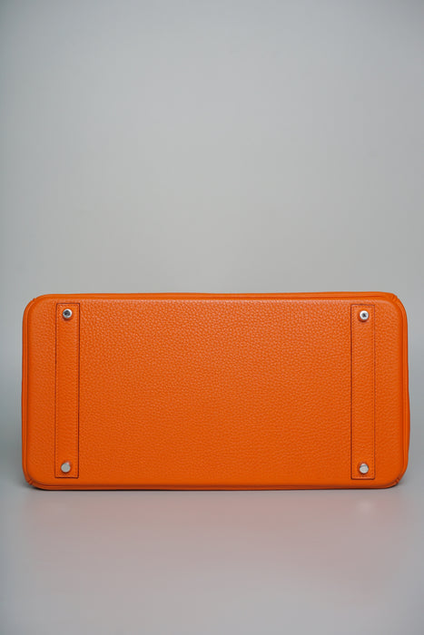 Hermes Birkin 40 in Orange Togo Phw