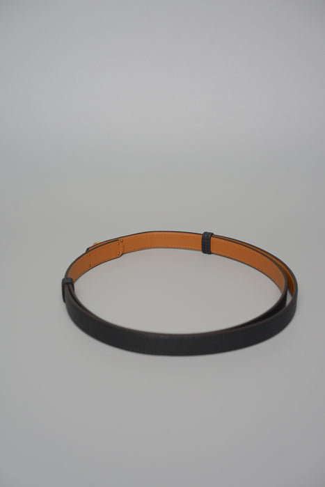Hermes Kelly 18 Belt in Noir Ghw (Brand New)