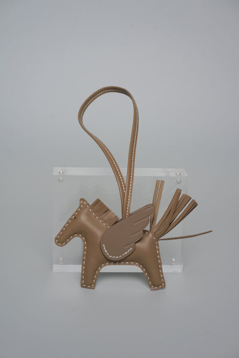 Hermes Pegase Charm PM in Etoupe (Brand New)