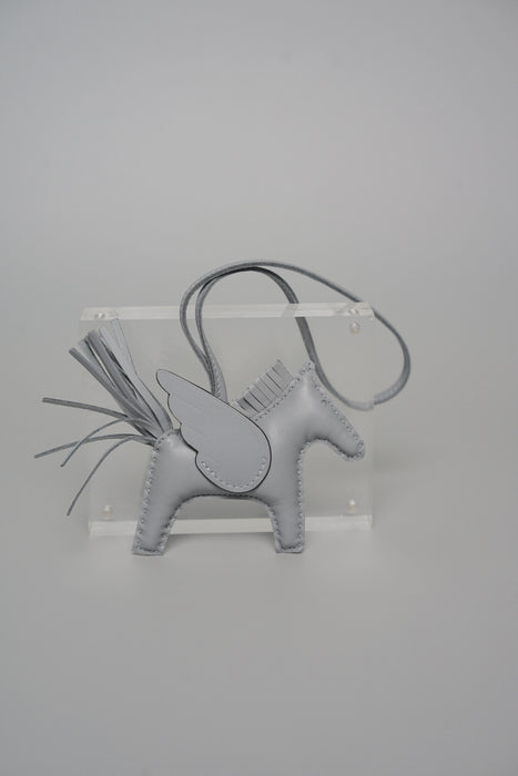 Hermes Pegase Charm PM in Gris Pantin (Brand New)