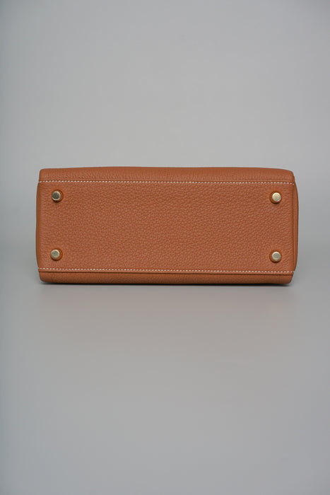 Hermes Kelly 25 in Gold Togo Bghw (Brand New)