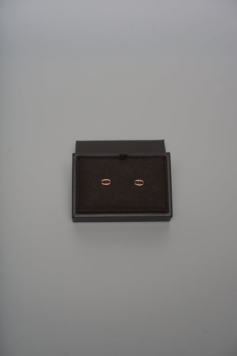 Hermes Farandole Earrings, very small model in Rose Gold (Brand New)
