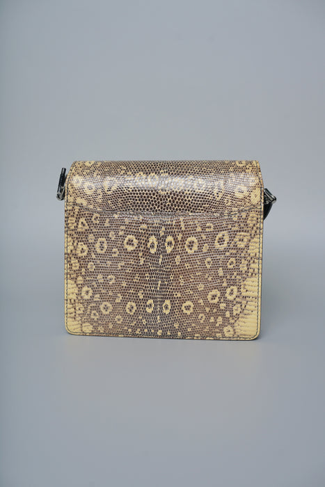 Hermes Mini Roulis in Ombre Lizard/ Vert Rousseau Alligator Phw