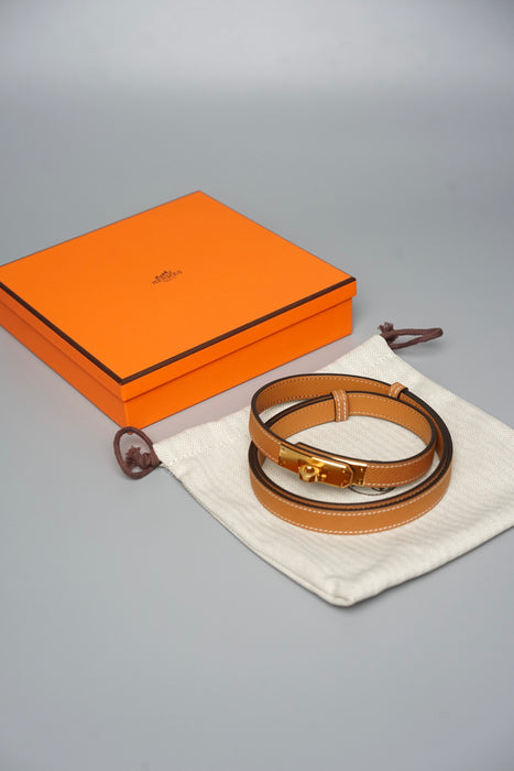 Hermes Kelly 18 Belt in Gold Ghw (Brand New)