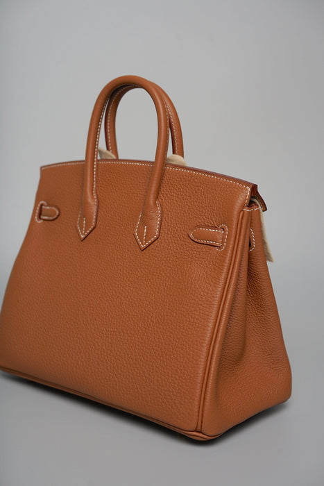 Hermes Birkin 25 in Gold Togo Ghw (Brand New)