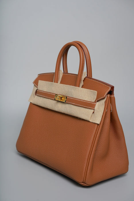 Hermes Birkin 25 in Gold Togo Ghw (Brand New)