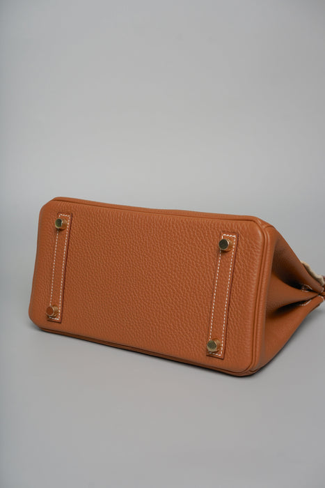 Hermes Birkin 25 in Gold Togo Ghw (Brand New)