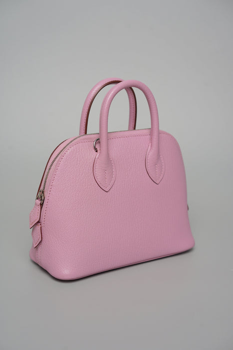 Hermes Mini Bolide in Mauve Sylvestre Chèvre Phw