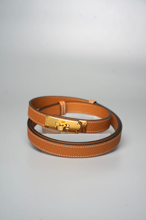 Hermes Kelly 18 Belt in Gold Ghw (Brand New)