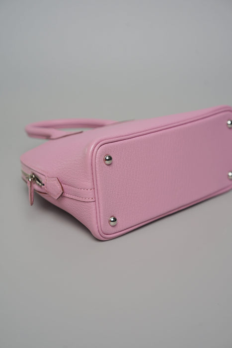 Hermes Mini Bolide in Mauve Sylvestre Chèvre Phw