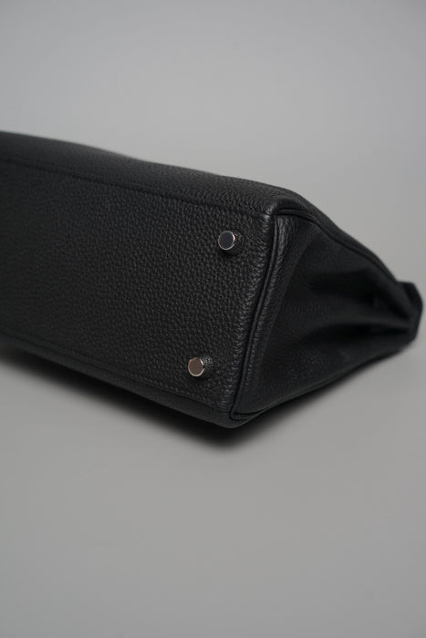 Hermes Kelly 25 in Noir Togo Phw (Brand New)