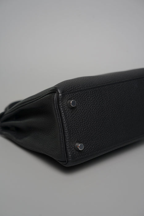 Hermes Kelly 25 in Noir Togo Phw (Brand New)