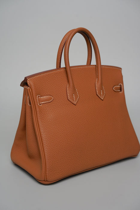 Hermes Birkin 25 in Gold Togo Ghw (Brand New)
