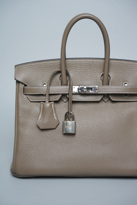 Hermes Birkin 25 in Novillo Etoupe Togo Phw