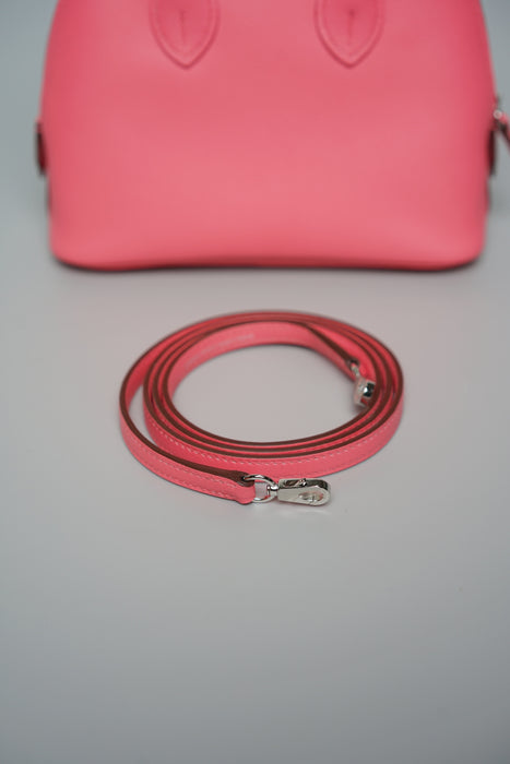 Hermes Mini Bolide in Rose Azalea Evercolour Phw (Brand New)