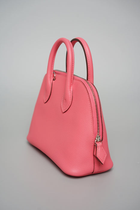 Hermes Mini Bolide in Rose Azalea Evercolour Phw (Brand New)