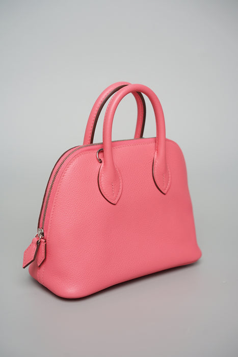 Hermes Mini Bolide in Rose Azalea Evercolour Phw (Brand New)
