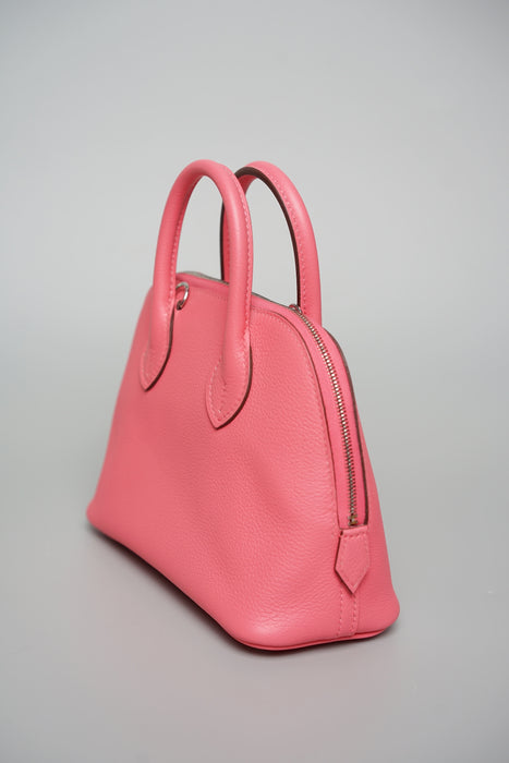 Hermes Mini Bolide in Rose Azalea Evercolour Phw (Brand New)