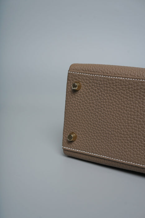 Hermes Kelly 28 Retourne in Etoupe Togo Ghw