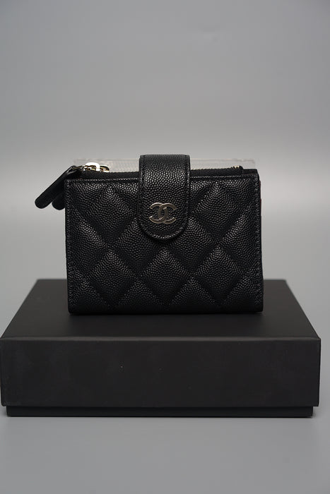 Chanel Cardholder Wallet in Black Caviar (Brand New)