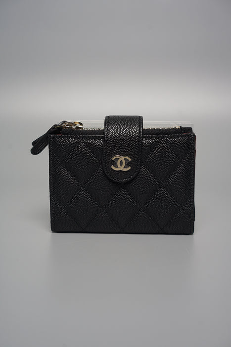 Chanel Cardholder Wallet in Black Caviar (Brand New)