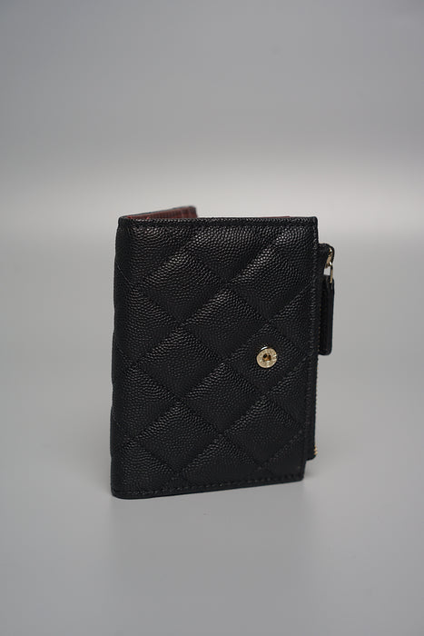 Chanel Cardholder Wallet in Black Caviar (Brand New)