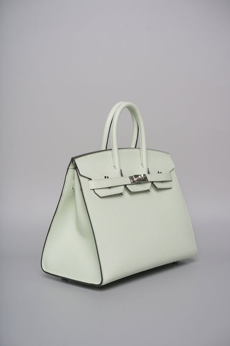 Hermes Birkin 25 in Vert Fizz Epsom Sellier Phw