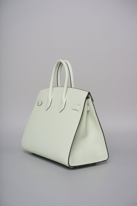Hermes Birkin 25 in Vert Fizz Epsom Sellier Phw