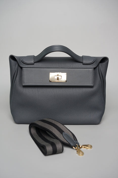 Hermes 2424-29 in Gris Misty PMB (Brand New)