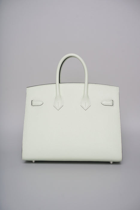 Hermes Birkin 25 in Vert Fizz Epsom Sellier Phw