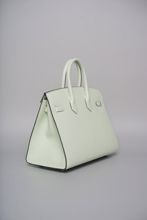 Hermes Birkin 25 in Vert Fizz Epsom Sellier Phw