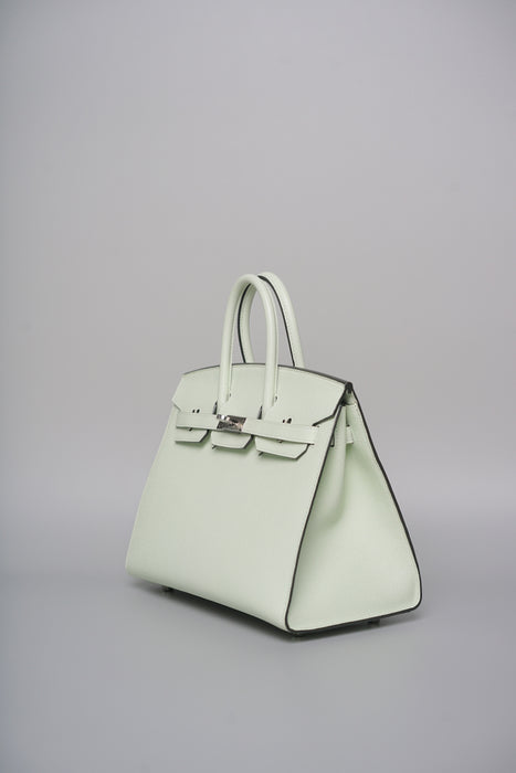 Hermes Birkin 25 in Vert Fizz Epsom Sellier Phw