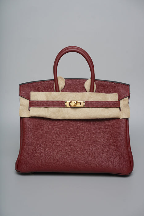 Hermes Birkin 25 in Rouge H Togo Ghw (Brand New)