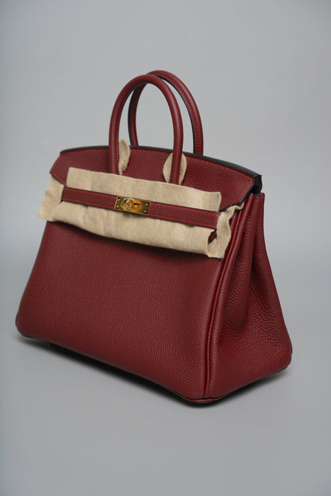 Hermes Birkin 25 in Rouge H Togo Ghw (Brand New)