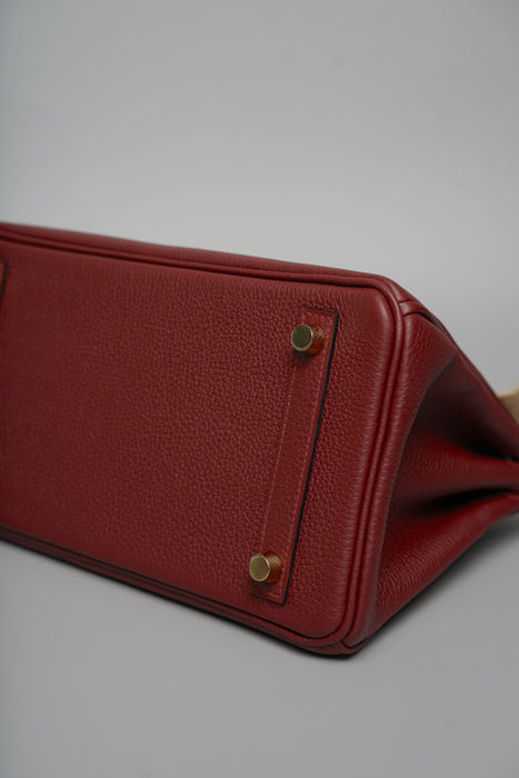 Hermes Birkin 25 in Rouge H Togo Ghw (Brand New)