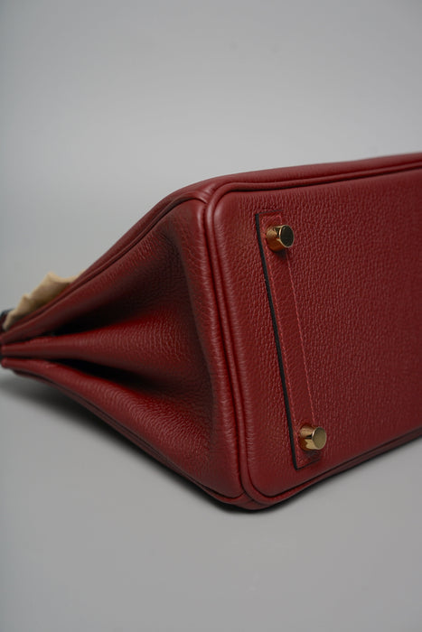 Hermes Birkin 25 in Rouge H Togo Ghw (Brand New)