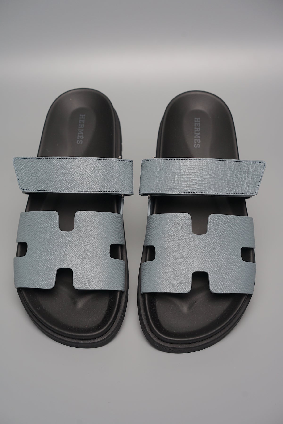 hermes chypre Mens sandals brand new size 41 in blue canard colour