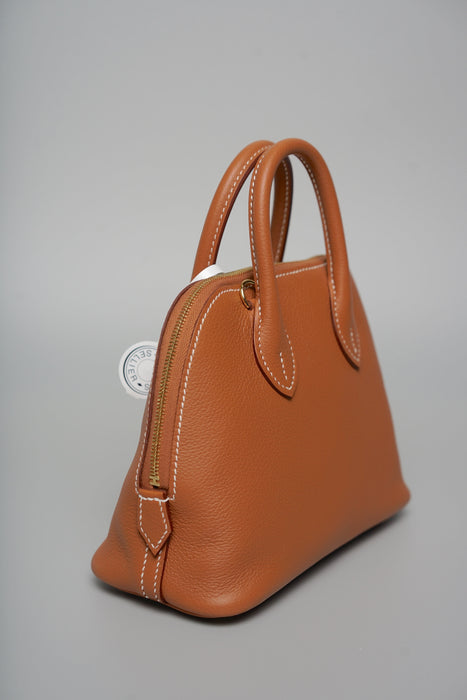 Hermes Mini Bolide in Gold Evercolor Ghw (Brand New)