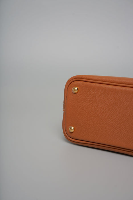 Hermes Mini Bolide in Gold Evercolor Ghw (Brand New)