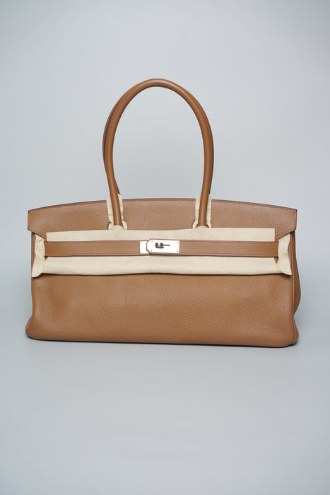 Hermes Birkin JPG Shoulder 42 in Alezan Clemence Phw