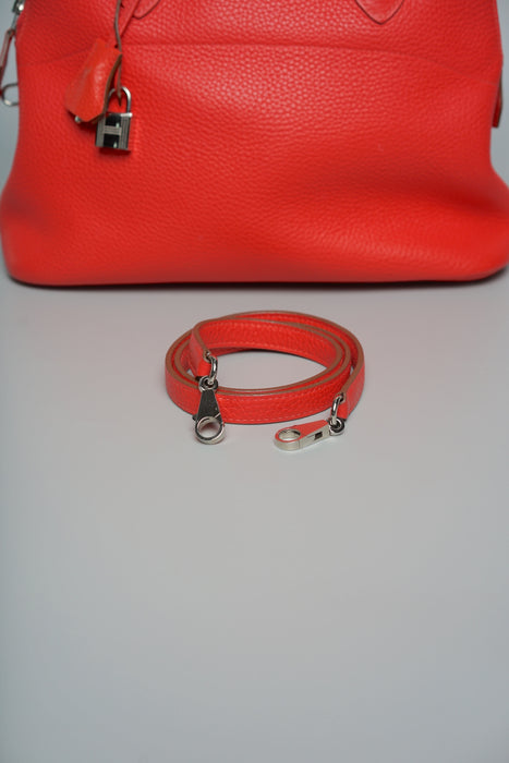 Hermes Bolide 31 in Rose Jaipur Clemence Phw