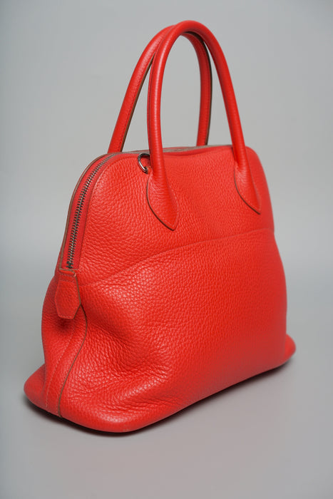 Hermes Bolide 31 in Rose Jaipur Clemence Phw