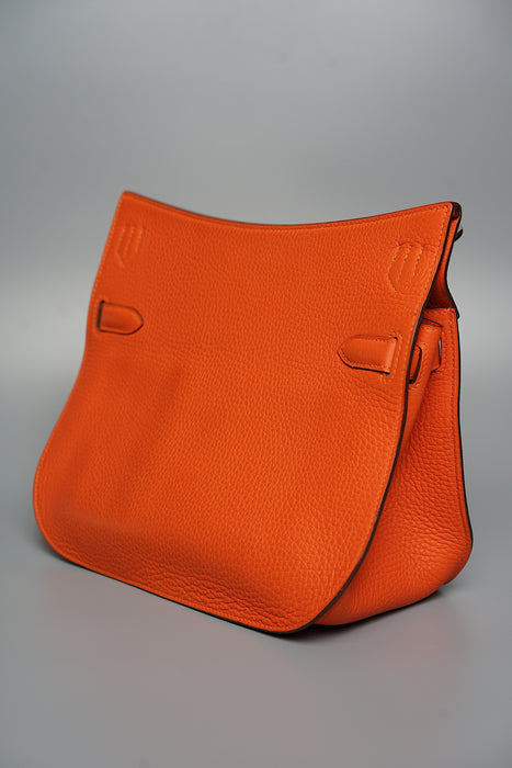 Hermes Jypsiere 28 in Orange Clemence Phw