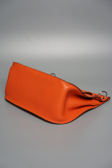 Hermes Jypsiere 28 in Orange Clemence Phw