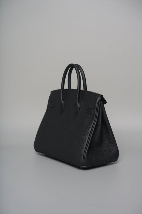 Hermes Birkin 25 in Noir Togo Phw (Brand New)