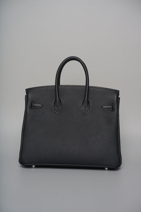 Hermes Birkin 25 in Noir Togo Phw (Brand New)
