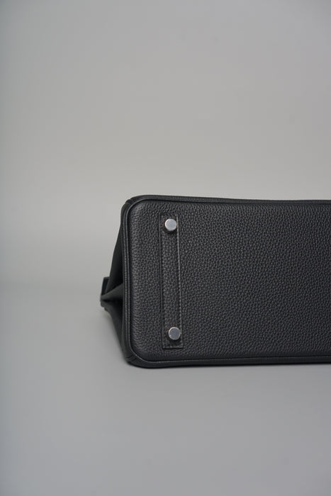 Hermes Birkin 25 in Noir Togo Phw (Brand New)