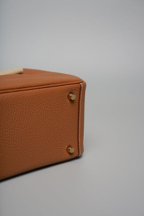 Hermes Mini Lindy II in Gold Ghw (Brand New)